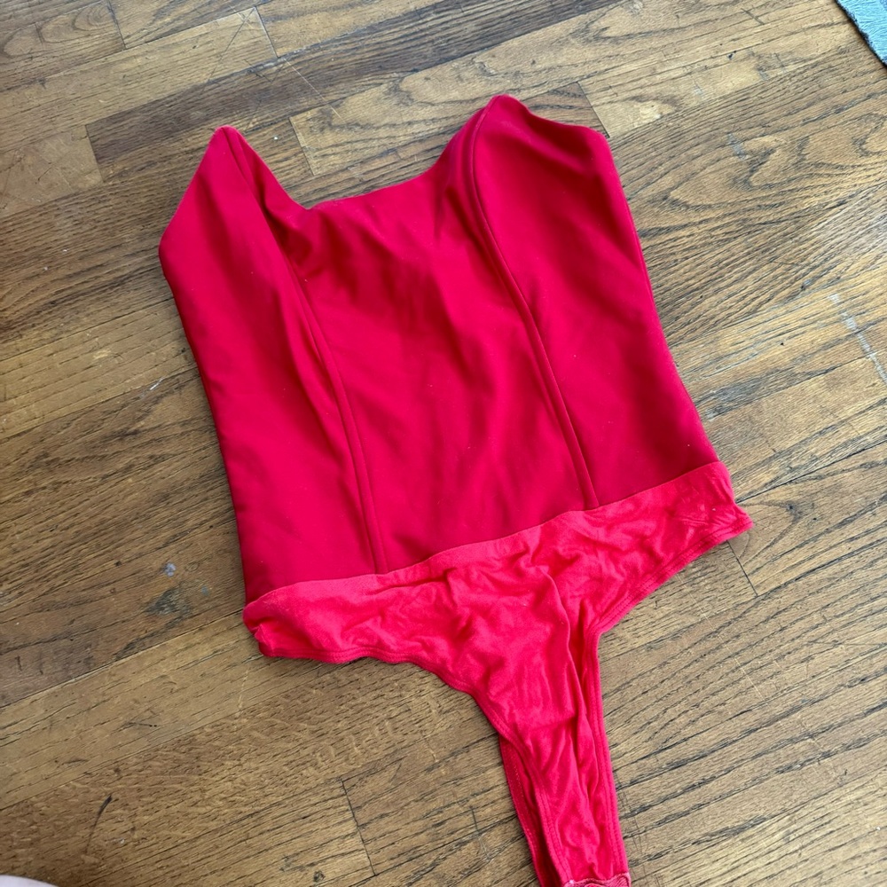 Superdown Stevie Sweetheart Bodysuit Small
